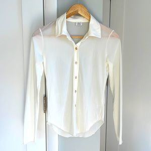 Wilfred Cream shear blouse- never been worn